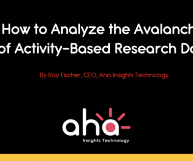 Analyzing the Avalanche of Activity-Based Research Data