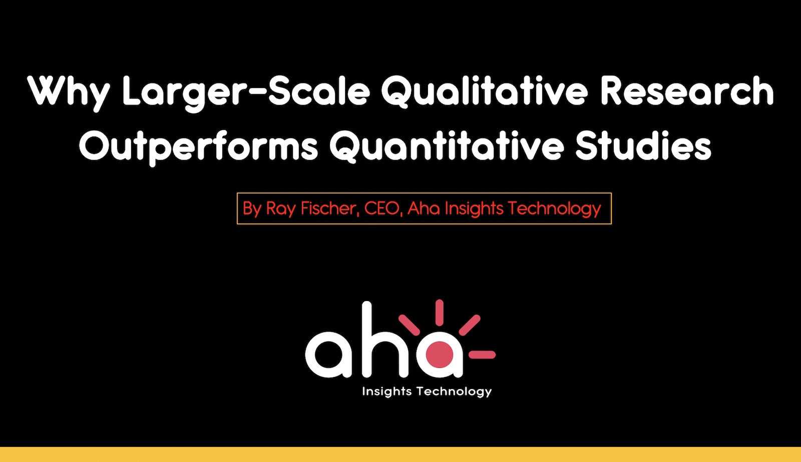 Why Larger-Scale Qualitative Research Outperforms Quantitative Studies